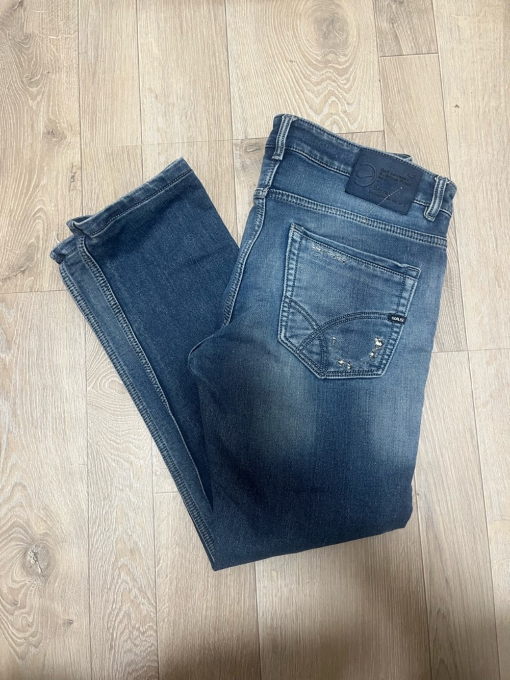Men's Slim Fit Blue Denim  GAS Jeans